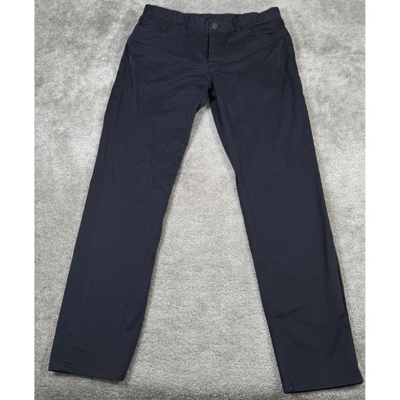 Theory Other - Theory Pants Mens 33x31 Blue Hayden Writer Straight Button Fly‎ 5 Pocket Chino